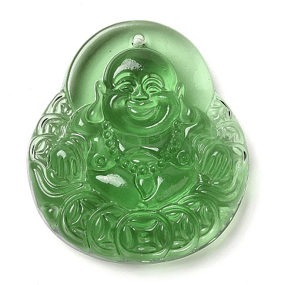 Glass Pendants GLAA-C033-04F-1