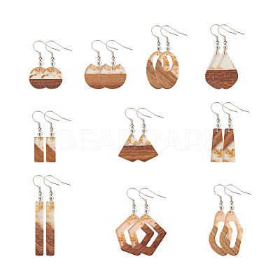 DIY Dangle Earring Making Kits DIY-FW0001-04P-1