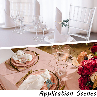 6Pcs PVC Leaf Napkin Rings AJEW-GF0011-03A-1