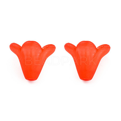 Frosted Acrylic Beads PL692-1-1