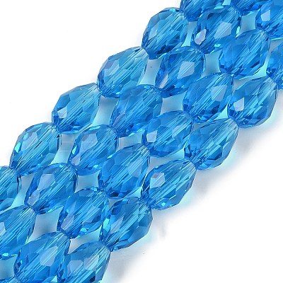 Transparent Glass Beads Strands EGLA-N013-T10mm-D17-1