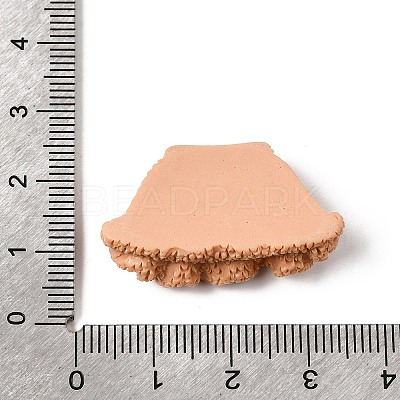 Opaque Resin Cabochons RESI-C069-01B-1