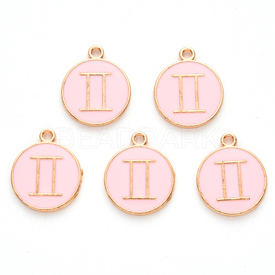 Alloy Enamel Pendants ENAM-S124-01A-09I-1