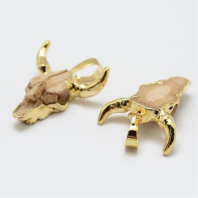 Resin Pendants RESI-E008-01D-1