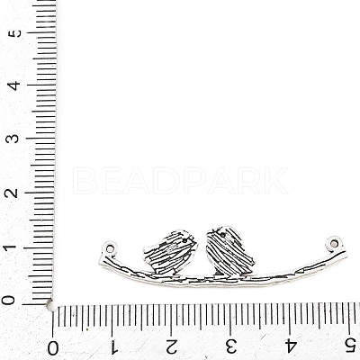 Tibetan Style Alloy Connector Charms AL-CBA1187-04AS-1