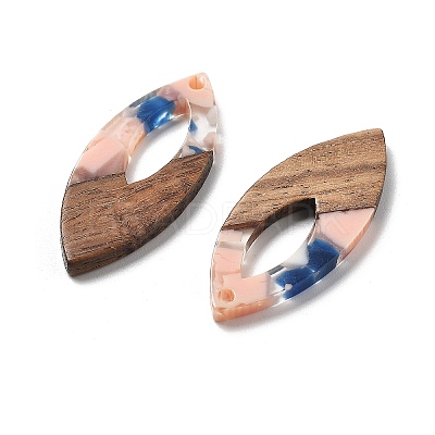 Resin and Walnut Pendants FIND-R051-12F-1