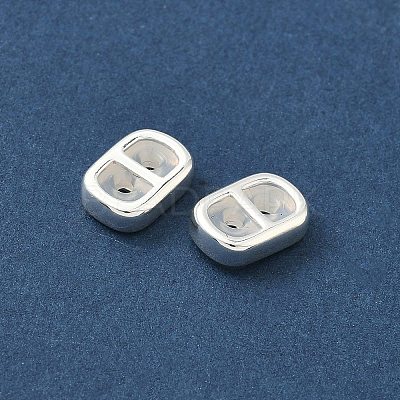 Brass Silicone Slide Charms KK-C099-06A-S-1
