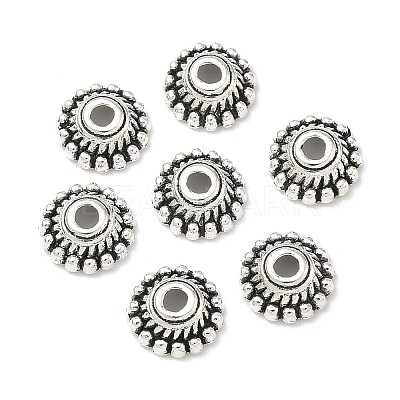 Tibetan Style Alloy Caps LF1235Y-NF-1