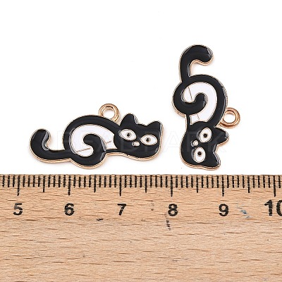 Alloy Enamel Pendants ENAM-K082-01B-KCG-1