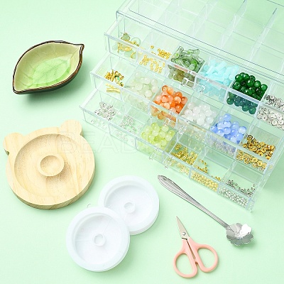 DIY Lampwork Beaded Bracelet Making Kit DIY-FZC0001-01A-1