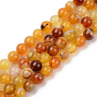 Natural Sardonyx Beads Strands G-S369-002C-B02-1