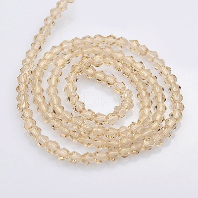 Bicone Glass Beads Strands LS-EGLA-P016-4mm-12-1