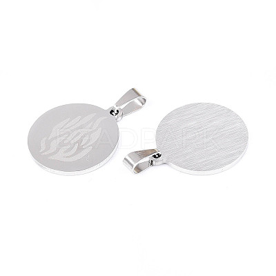 201 Stainless Steel Pendants STAS-T073-36P-1