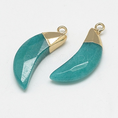 Natural White Jade Pendants G-Q494-80E-1