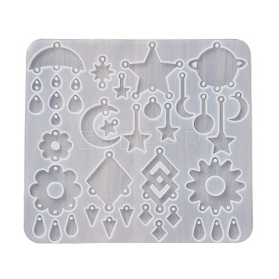 Earrings Pendants DIY Silicone Mold DIY-Q033-07B-1