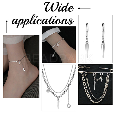 30Pcs 3 Style 304 Stainless Steel Pendants STAS-DC0015-33-1