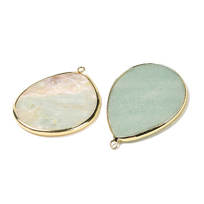 Natural Amazonite Pendants G-E526-01B-1