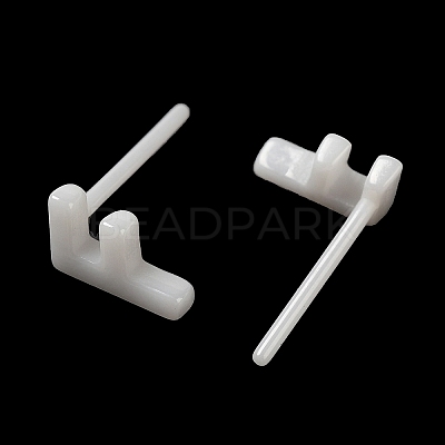 Hypoallergenic Bioceramics Zirconia Ceramic Stud Earrings EJEW-F340-04F-1