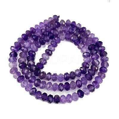 Natural Amethyst Beads Strands G-C127-B02-01-1