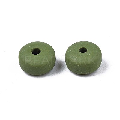 Handmade Polymer Clay Beads Strands LS-CLAY-N008-104-1