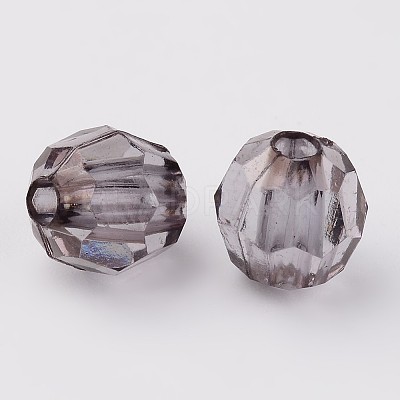 Transparent Acrylic Beads X-DB8mmC-46-1