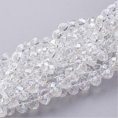 Anti-Tarnish Glass Beads Strands GR12MMY-01L-1