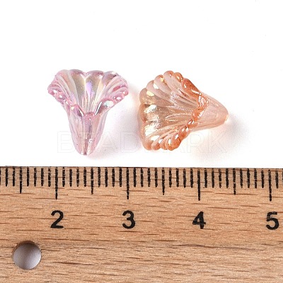 Plated AB Acrylic Beads Cap OACR-B025-02B-1