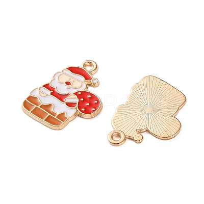 Alloy Enamel Pendants ENAM-I061-01KCG-16-1