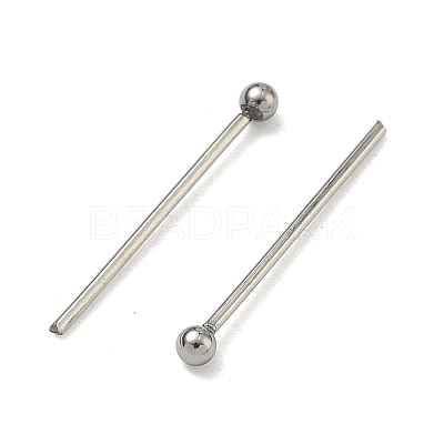 Tarnish Resistant 304 Stainless Steel Ball Head pins STAS-M010-18mm-01-1