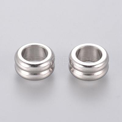 Tarnish Resistant 304 Stainless Steel Beads STAS-E036-4A-1