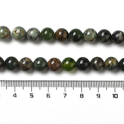 Natural Chrysoprase Beads Strands G-H298-A09-03-1