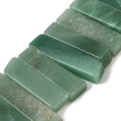 Natural Green Aventurine Beads Strands G-S386-D15-1