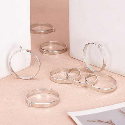 Alloy Open Back Bezel Big Pendants LS-PALLOY-TA0021-01P-1