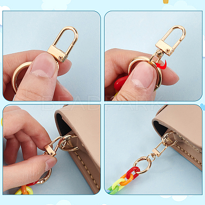 2Pcs Opaque Spray Painted Acrylic Bag Handles AJEW-PH0018-20-1