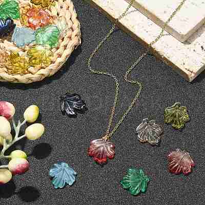 100Pcs Glass Pendants GLAA-CJ0002-33-1