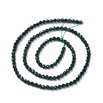 Synthetic Green Goldstone Beads Strands G-L581A-004C-1