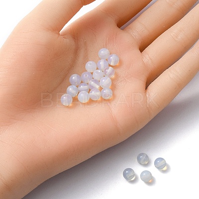 20Pcs Opalite Round Beads G-YW0001-27B-1
