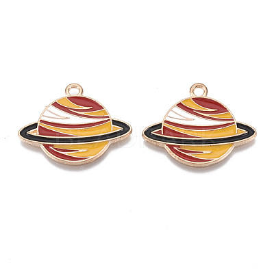 Alloy Enamel Pendants X-PALLOY-T078-08-1