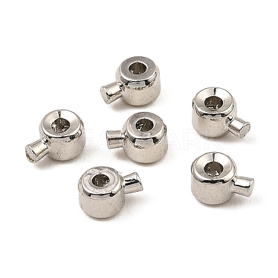 Brass Crimp Beads X-KK-Z030-17C-G-1