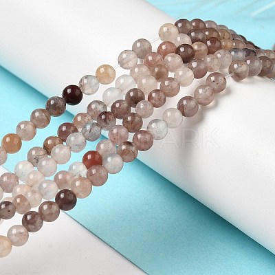 Natural Strawberry Quartz Beads Strands G-H298-A03-01-1