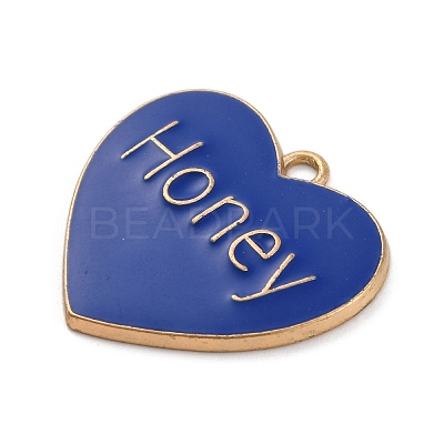 Alloy Enamel Pendants ENAM-M009-02A-04G-1