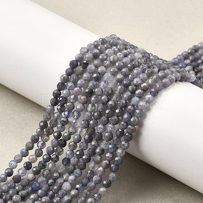 Natural Tanzanite Beads Strands G-S387-A01-3mm-1