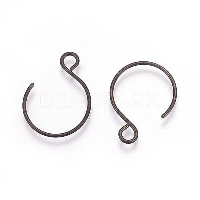 304 Stainless Steel Earring Hooks STAS-L216-02B-B-1