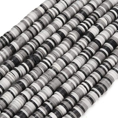 Handmade Polymer Clay Beads Strands PY-CBA21A8-01C-1