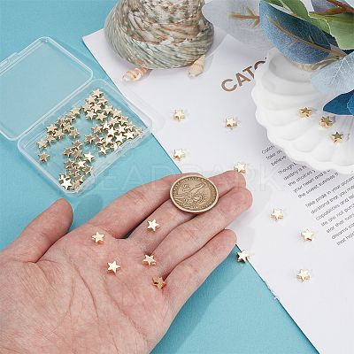 60Pcs Brass Beads KK-PH0012-49G-03-1