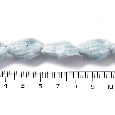 Ocean Series Handmade Porcelain Beads PORC-R002-04C-1