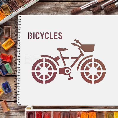 Large Plastic Reusable Drawing Painting Stencils Templates DIY-WH0202-034-1