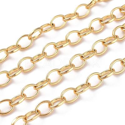 Brass Cable Chains CHC-G005-17G-1
