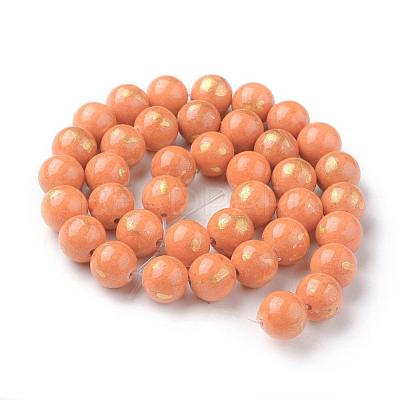 Natural Mashan Jade Beads Strands G-F670-A05-10mm-1