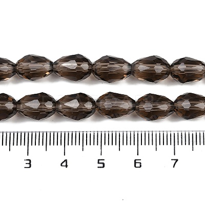 Transparent Glass Beads Strands EGLA-N013-T6mm-D27-1